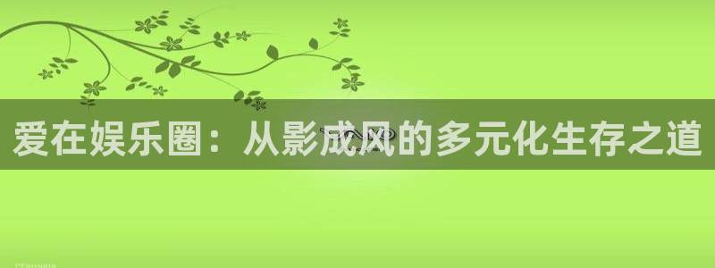 杏宇：爱在娱乐圈：从影成风的多元化生存之道