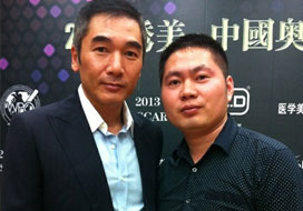 广州杏宇与明星合影